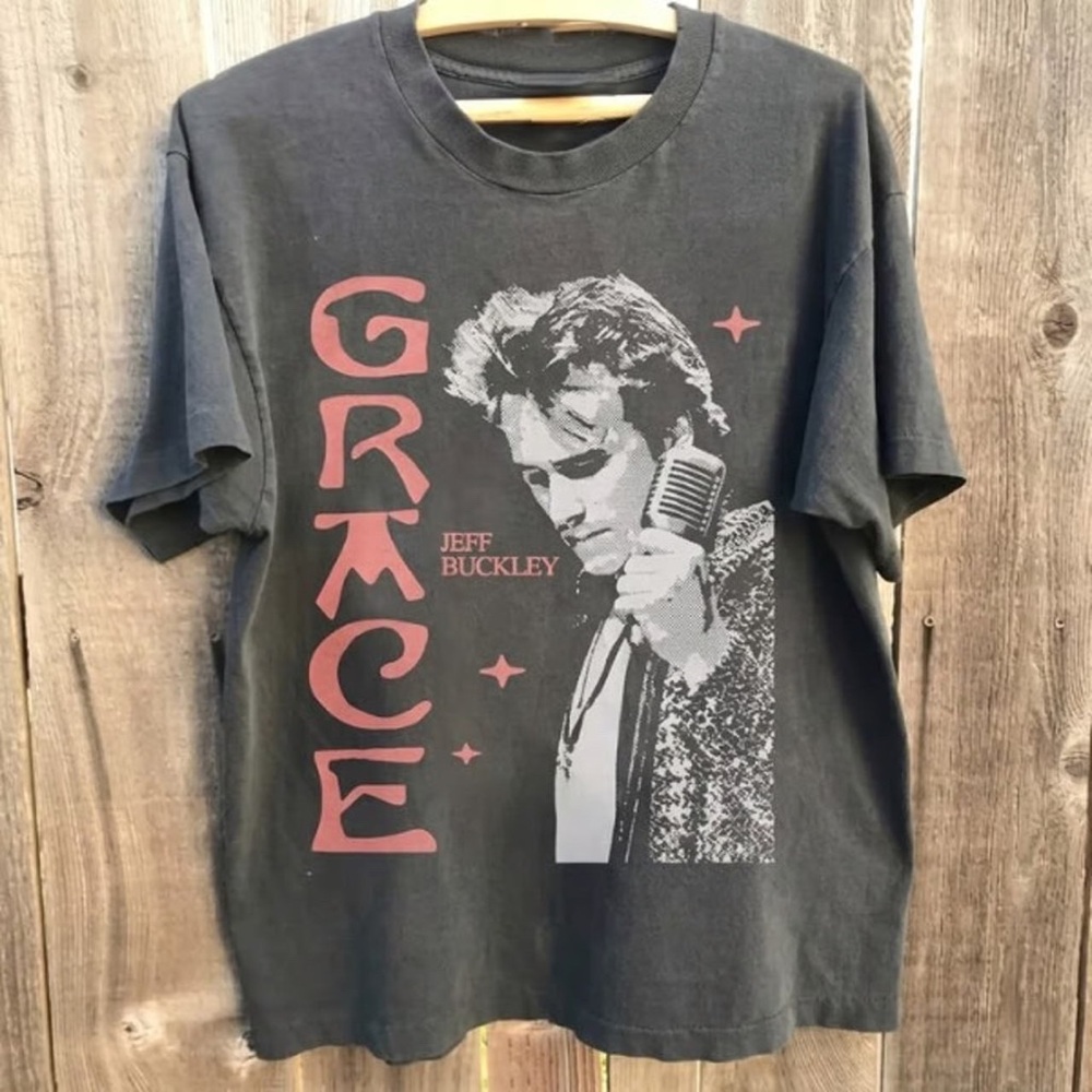 Jeff Buckley Grace Black T-Shirt - Size L